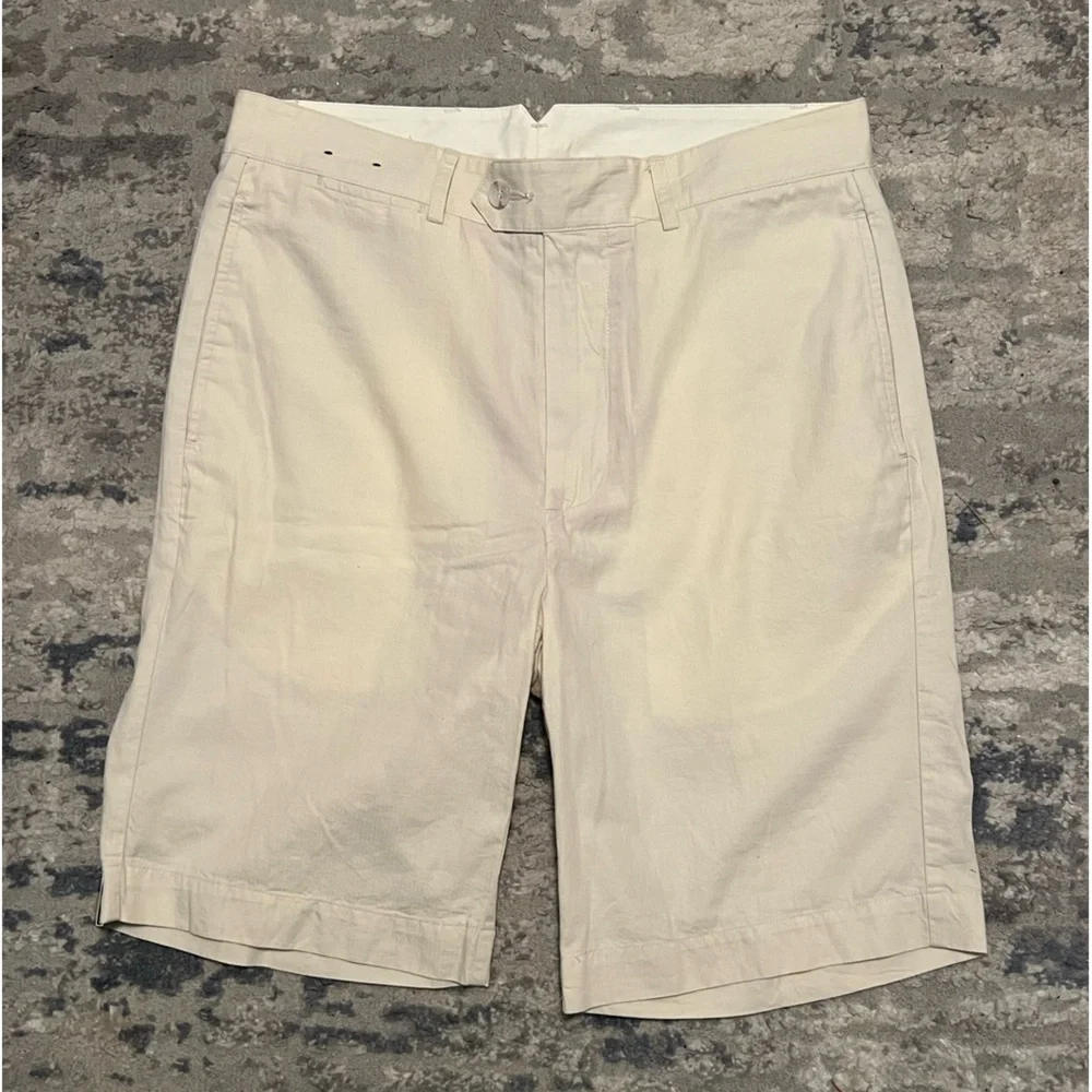 Cremieux Newport Chino Shorts Men’s Size 29 Cream Color Cotton Preppy Summer